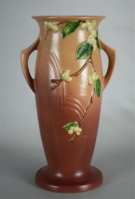 <b>Roseville</b> Water Lily 1943 Vintage Mid Century Modern <b>Pottery</b> Blue <b>Vase</b> 83-15 JustArtPottery (375) $251. . Roseville pottery vase